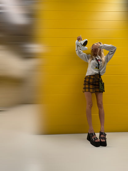 YELLOW CLUELESS SCHOOL GURL MINI SKIRT 💛💄 (?)