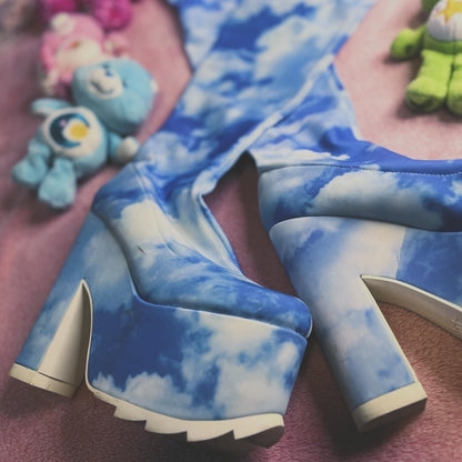 CLOUD DREAMER HIGH BOOTS ☁️🩵☁️ (9)